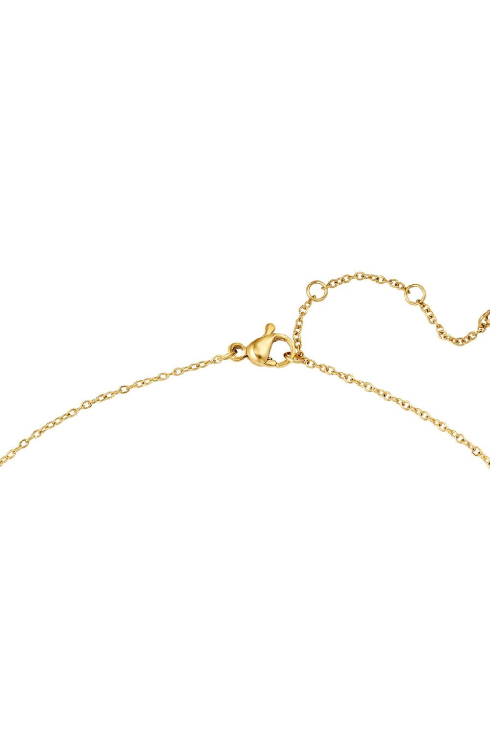 Collier Handcuffs Couleur Or Acier Inoxydable Image2