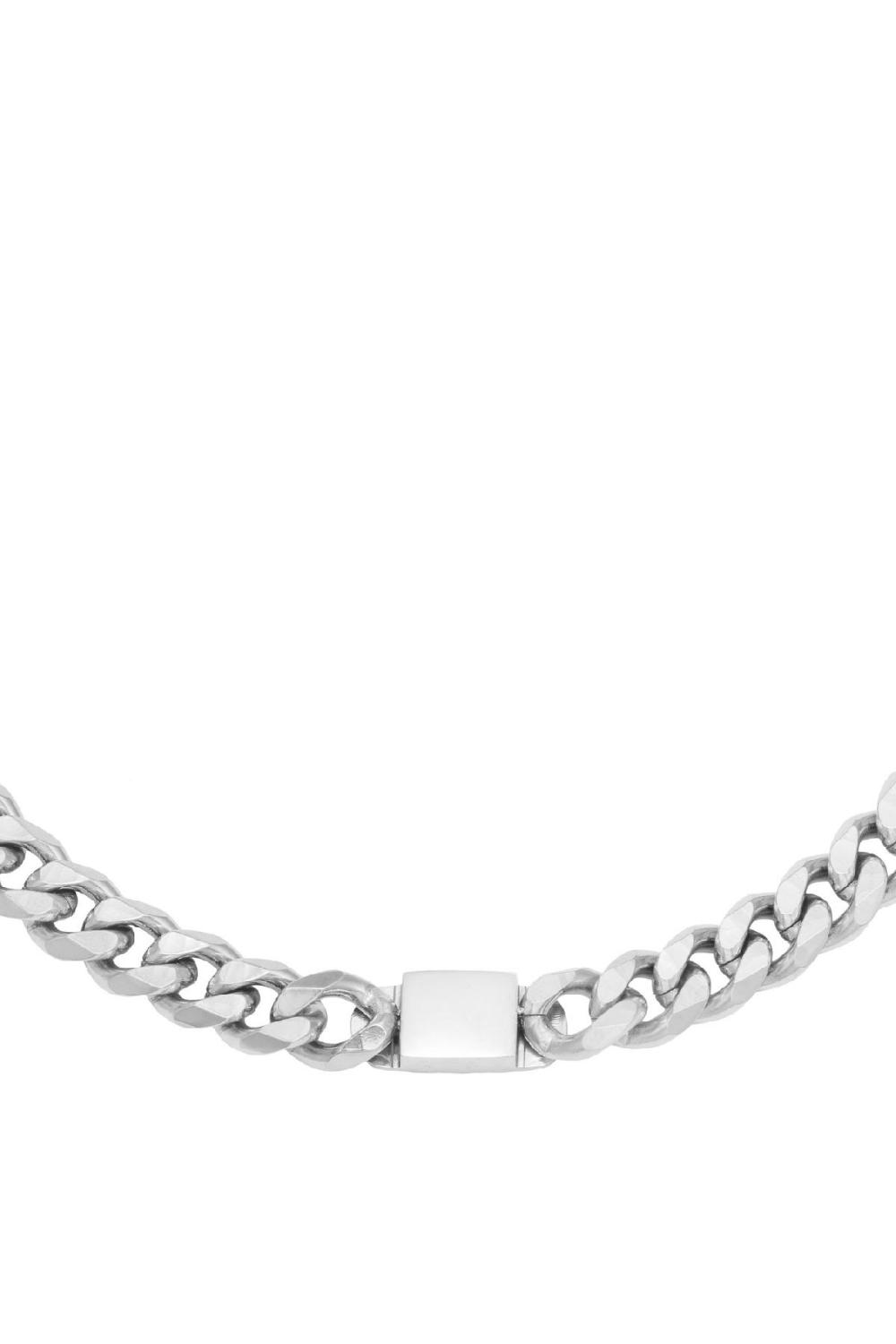 Collier Power Woman Argenté Acier Inoxydable Image2