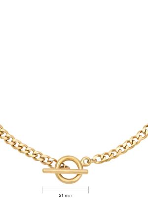 Collier Chain Sanya Couleur Or Acier Inoxydable h5 Image4