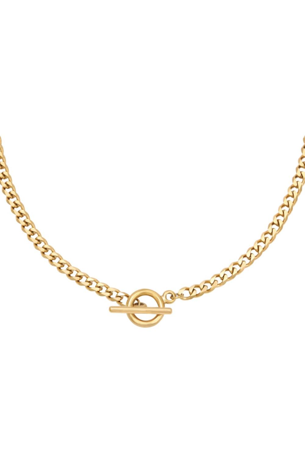 Collier Chain Sanya Couleur Or Acier Inoxydable 