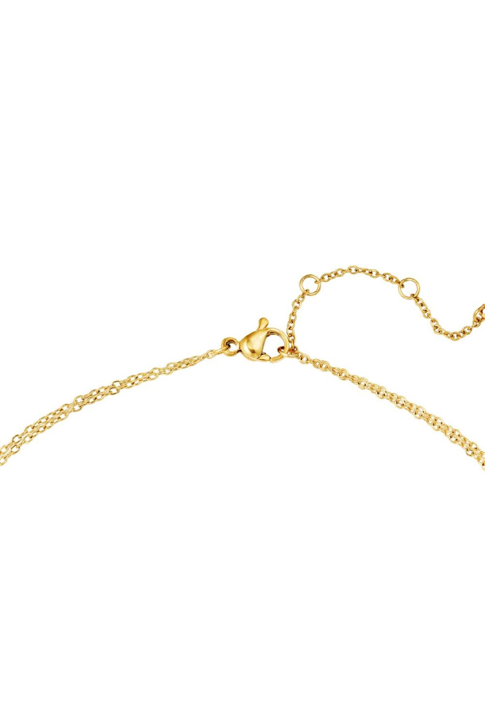 Collier Love Argenté Acier Inoxydable Image4