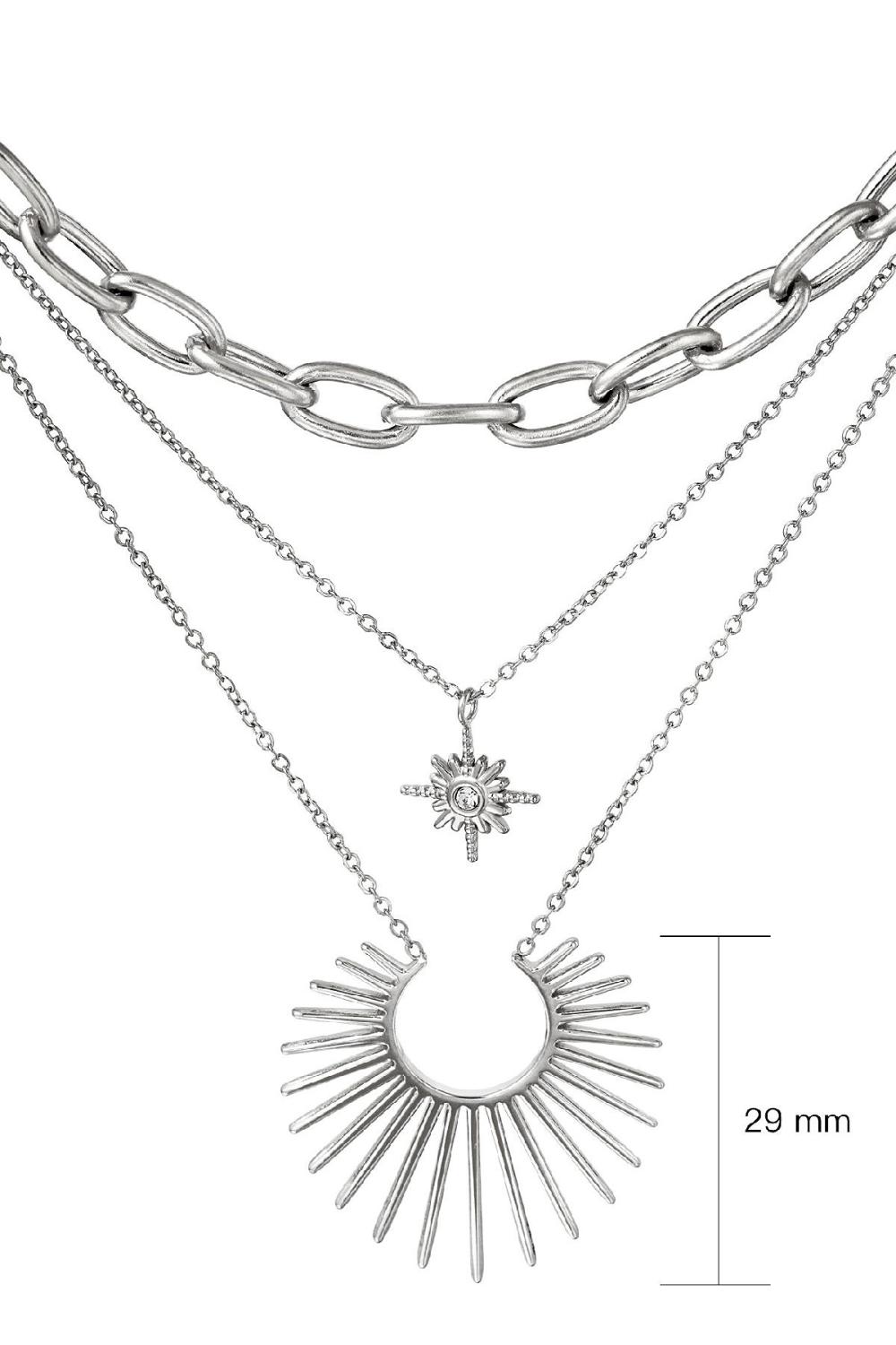 Collier Starry Night Argenté Acier Inoxydable Image2