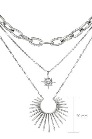 Collier Starry Night Argenté Acier Inoxydable h5 Image2