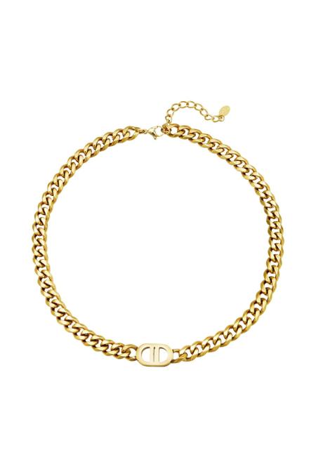 Collier The Good Life Couleur or Acier inoxydable