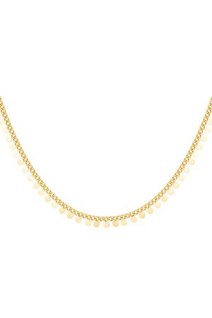 Cercles De Collier En Acier Inoxydable Couleur Or h5 