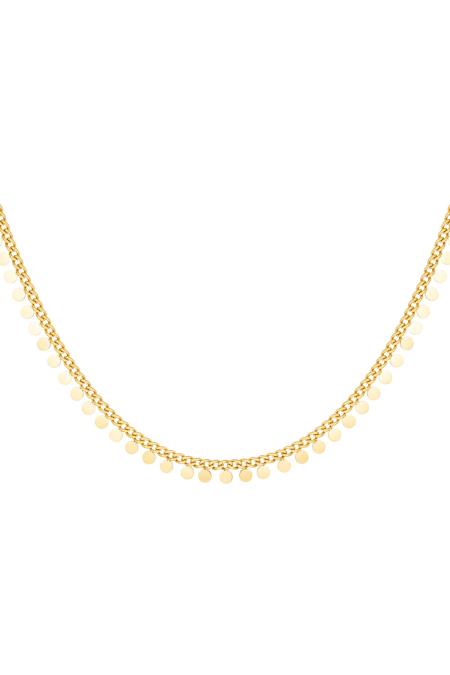 cercles de collier en acier inoxydable couleur or