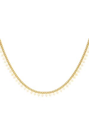 Collier En Acier Inoxydable Étoiles Scintillantes Couleur Or h5