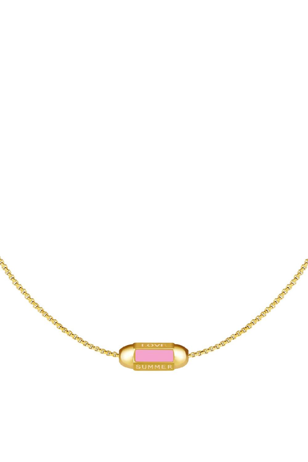 Collier Summer Love Multicolore Multicouleur Acier Inoxydable Image2