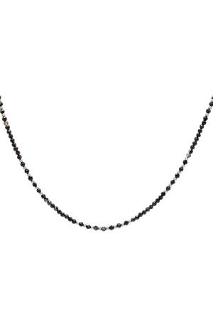 Collier Perles Colorées Argenté Agate h5