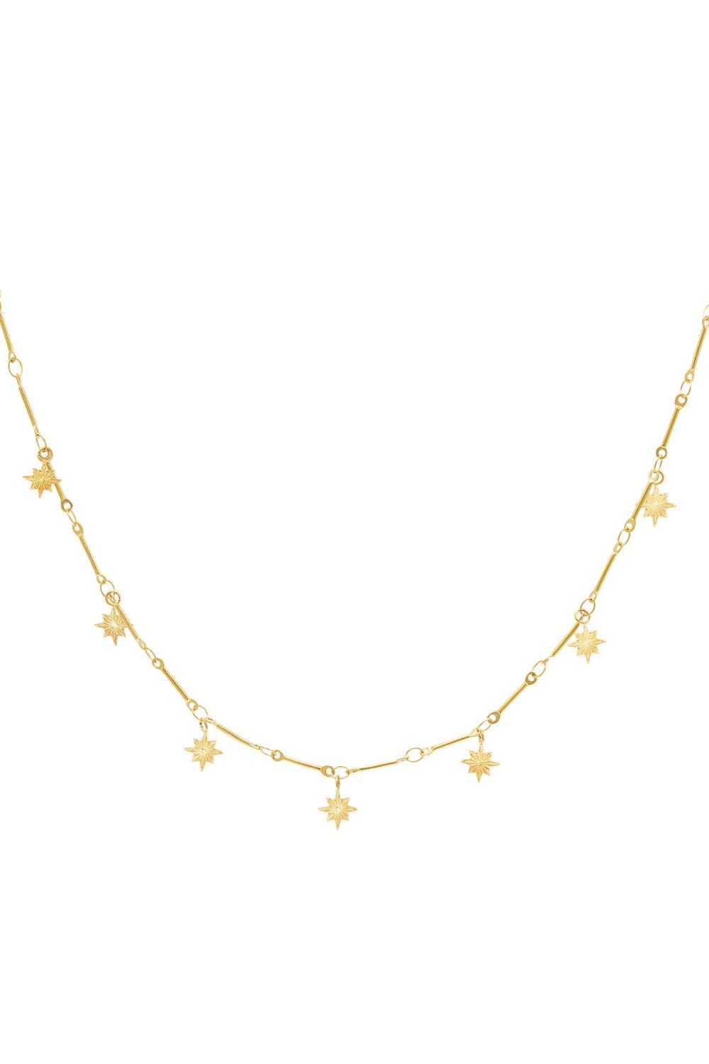Collier Etoile Du Nord Acier Inoxydable