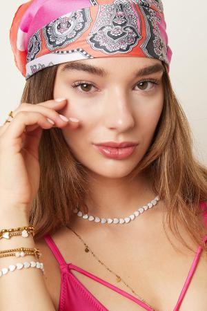 Collier Coeur - Collection Plage Couleur Or Blanc Coquilles h5 Image3