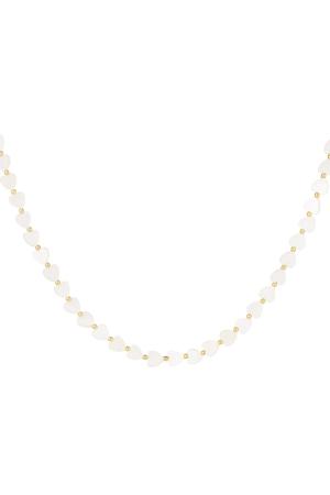 Collier Coeur - Collection Plage Couleur Or Blanc Coquilles h5 
