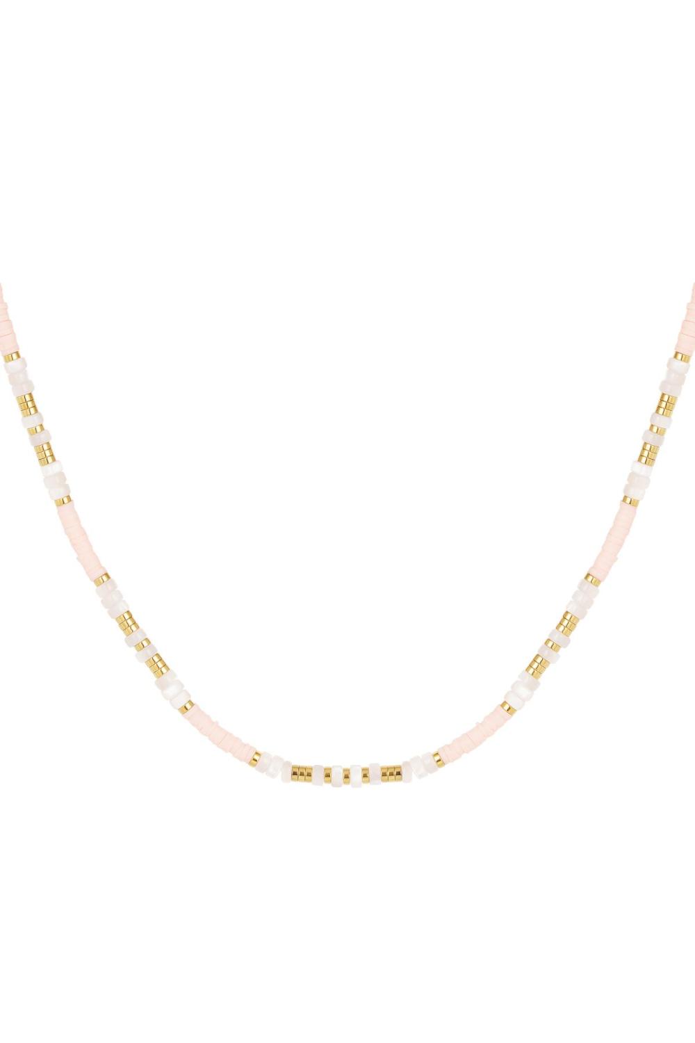 Couleur De La Chaîne De Perles Rose Pâle Hématite 