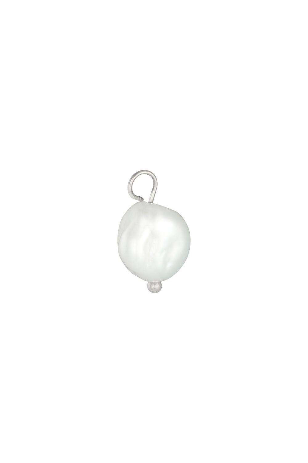 Charm Pearl Couleur Or Acier Inoxydable 
