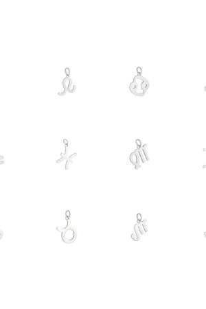 Charm Zodiac Taurus Argenté Acier Inoxydable h5 Image2