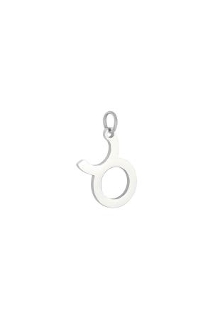 Charm Zodiac Taurus Argenté Acier Inoxydable h5 