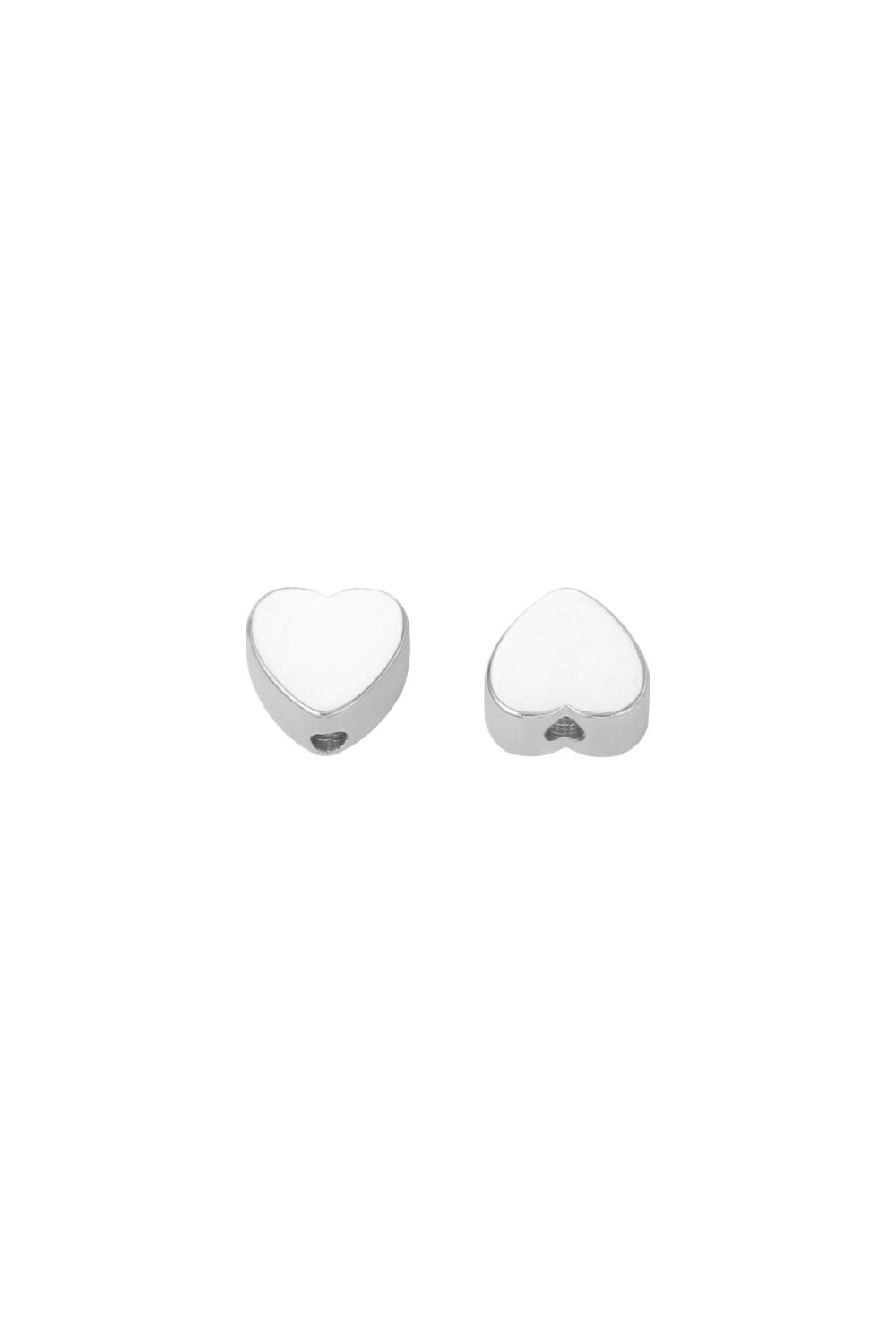 Diy Beads Heart - Upward - 4.9Mm Argenté Cuivré