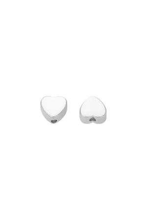 Diy Beads Heart - Upward - 4.9Mm Argenté Cuivré h5