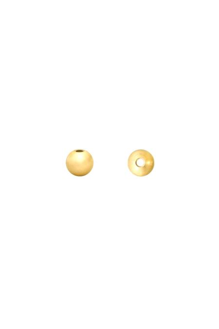 Diy Beads Ball 3Mm Argenté Acier Inoxydable