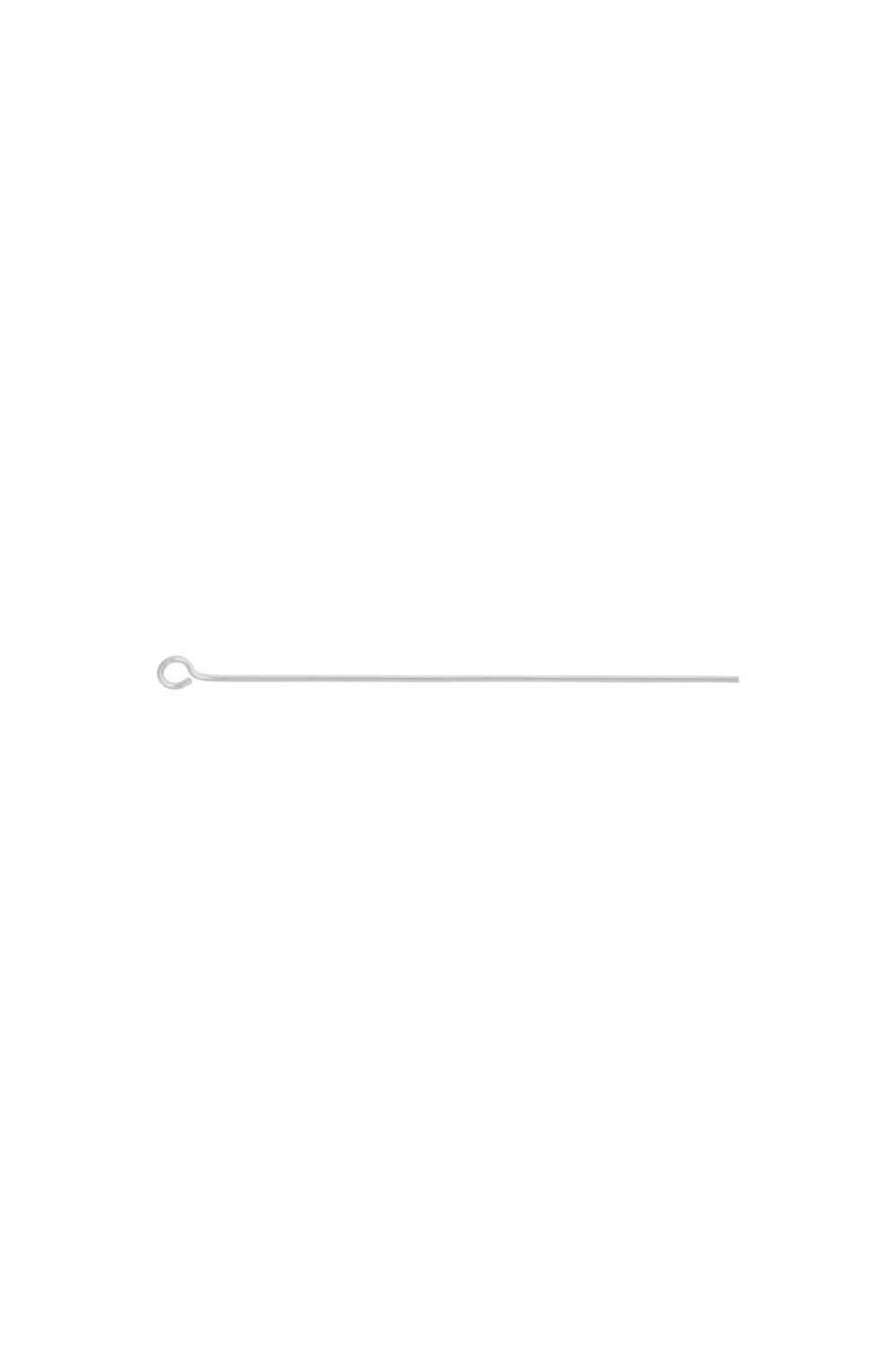 Diy Pin Large -0.8Mm Argenté Acier Inoxydable 