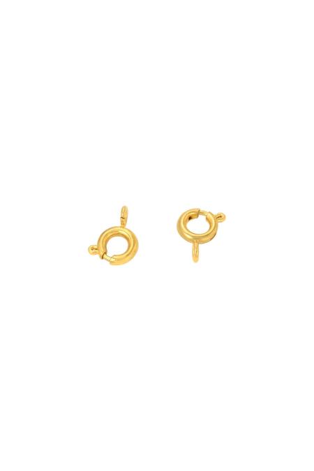 Diy Jewelry Clasp 6Mm Couleur Or Acier Inoxydable