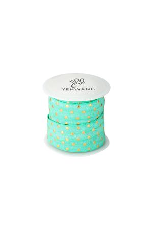 Diy Elastic Band Hearts - 15Mm Vert Nylon h5
