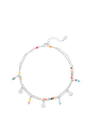 Bracelet De Cheville Day At The Beach Argenté Cuivré h5