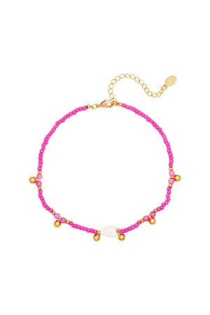 Bracelet De Cheville Fun Fair Blanc Cuivré h5 
