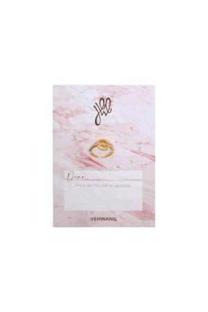 Bague Heartbeat Couleur Or Acier Inoxydable One Size h5