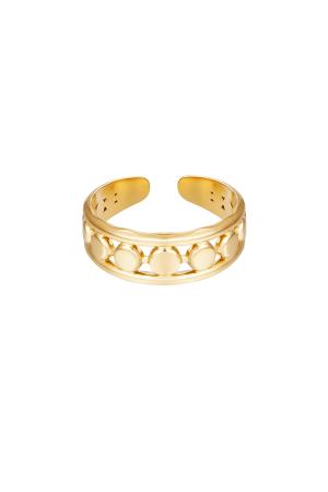 Bague Connected Couleur Or Acier Inoxydable One Size h5 