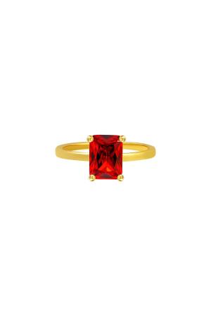 Bague Shimmer Rouge Cuivré 16 h5 