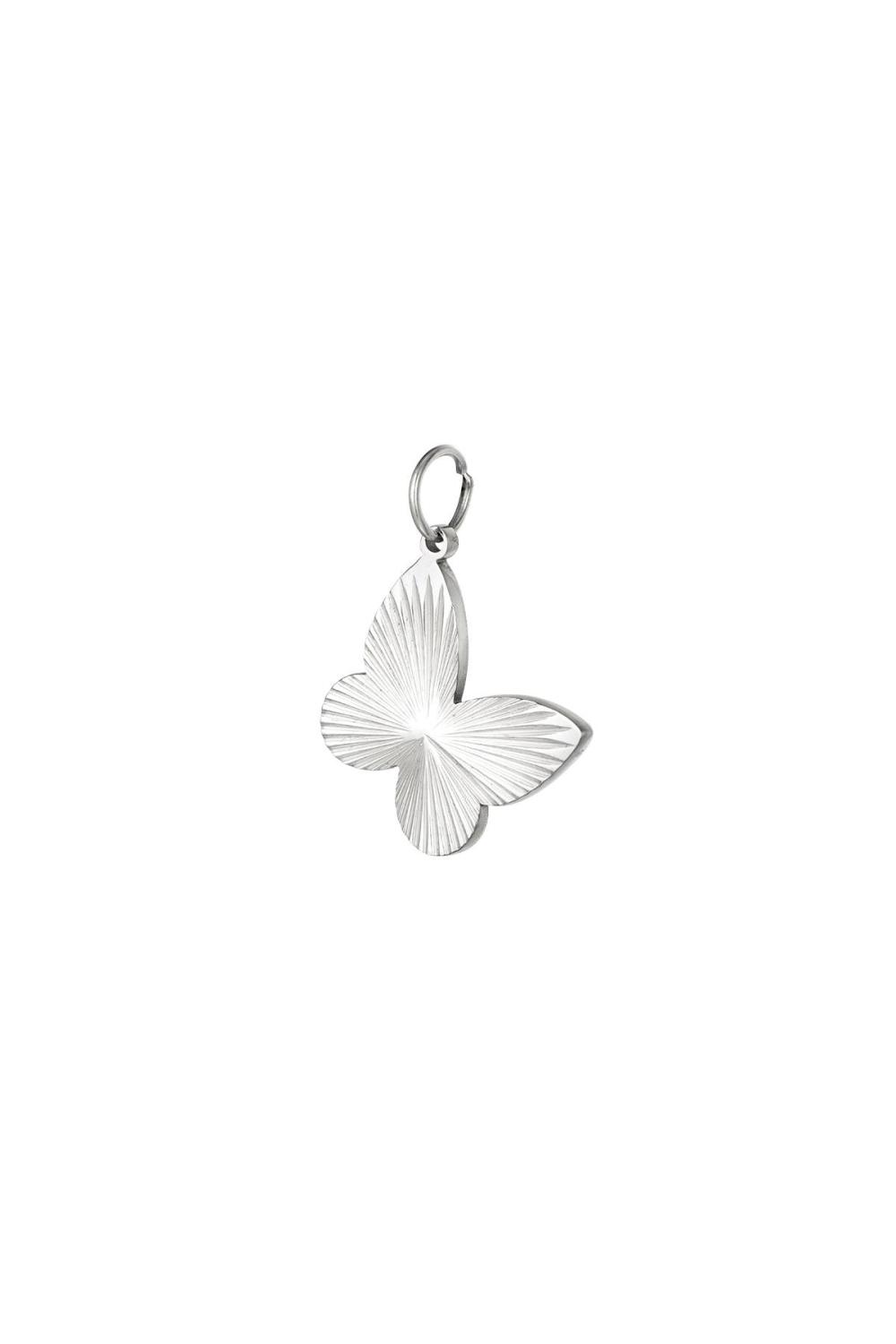 Papillon De Charme Bricolage En Acier Inoxydable Couleur Or