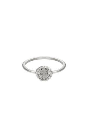 Bague Fer À Cheval Rayonnant Argenté Acier Inoxydable 16 h5
