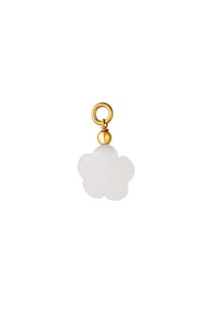 Breloque Bricolage En Acier Inoxydable Rose Pâle Stone h5