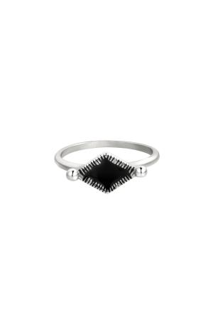 Bague En Acier Inoxydable Argenté 16 h5