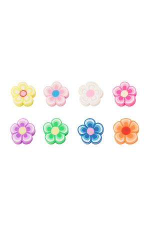 Fleurs En Perles De Polymère Multicouleur Polymer Clay h5 