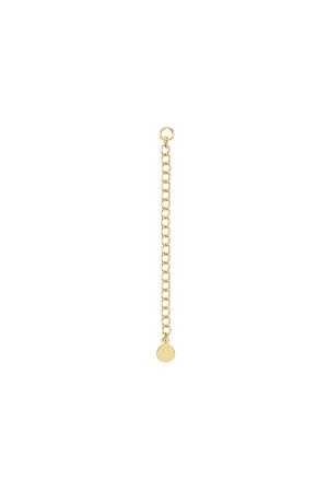 Bijoux D'extension Couleur Or Acier Inoxydable h5