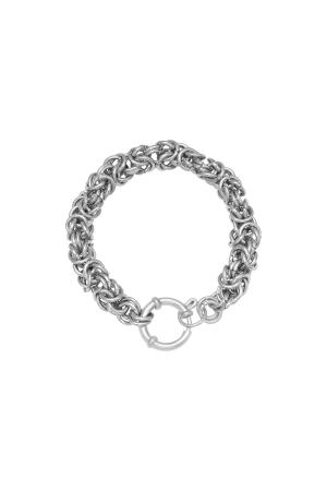 Bracelet Chain Tiana Argenté Acier Inoxydable h5 