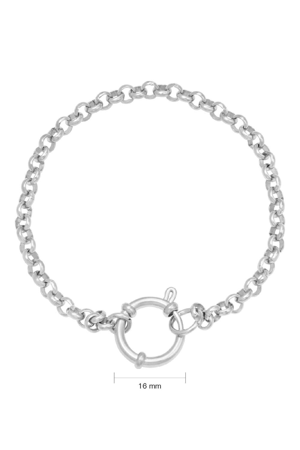 Bracelet Chain Rylee Argenté Acier Inoxydable Image2