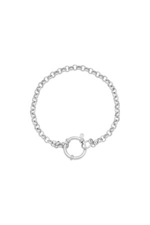 Bracelet Chain Rylee Argenté Acier Inoxydable h5 
