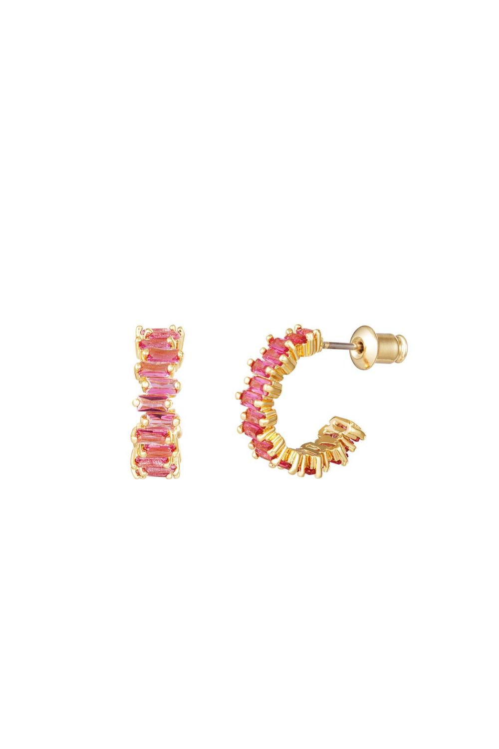 Boucles D'oreilles In Style Cuivré 