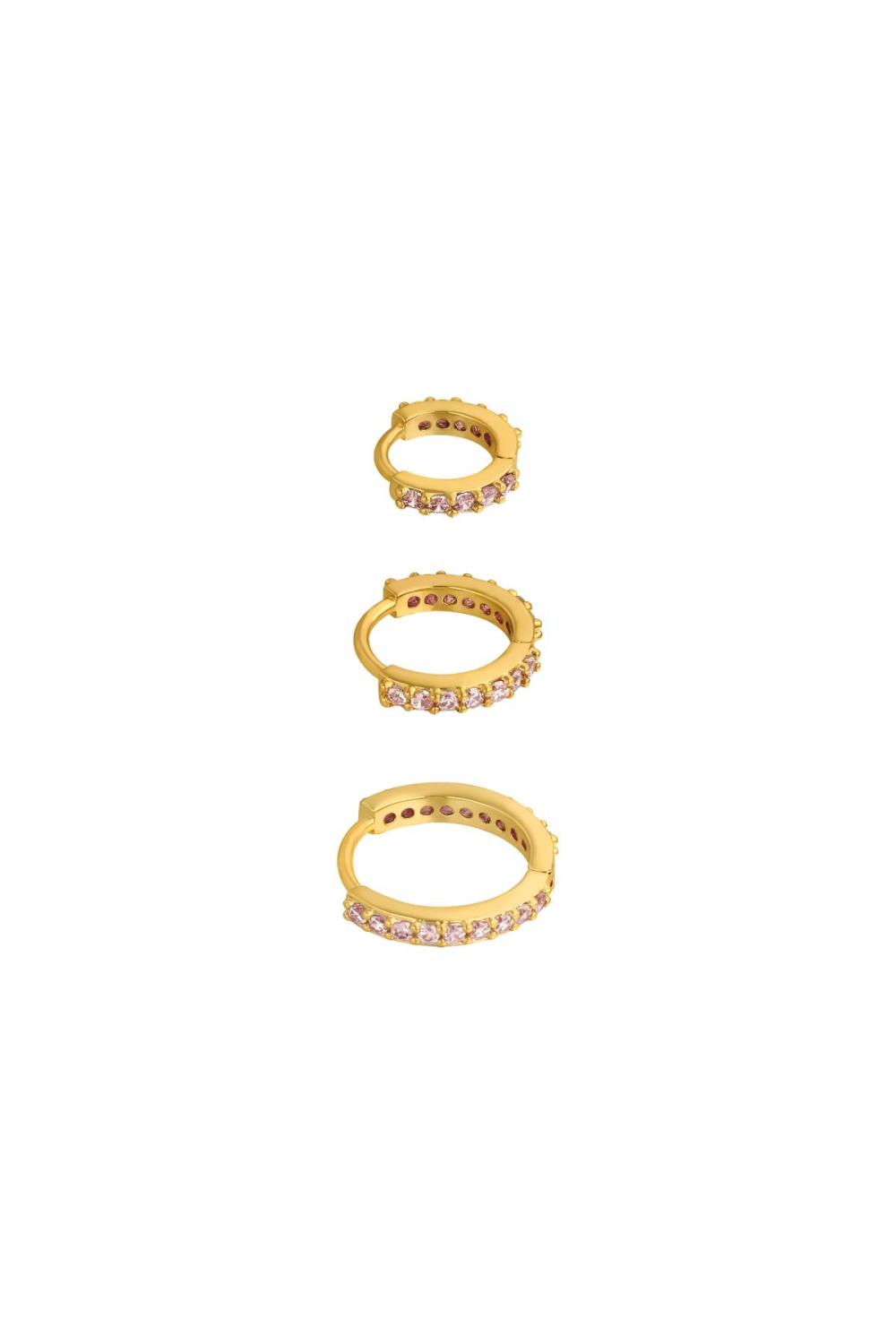 Boucles D'Oreilles Rondes En Cuivre 