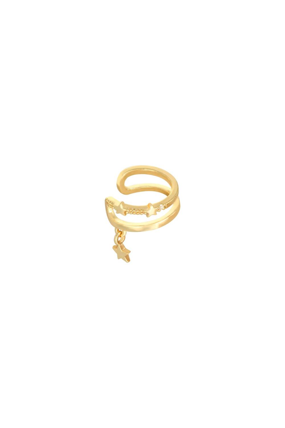 Earcuff Star Couleur Or Cuivré