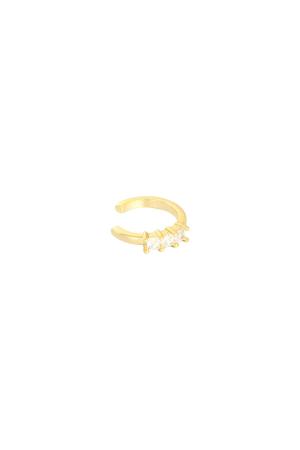 Boucle D'couleur Oreille Lana En Couleur Or Et Cuivre h5 
