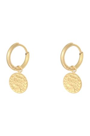 Boucles D'oreilles Ancient Coin Acier Inoxydable h5 Image2