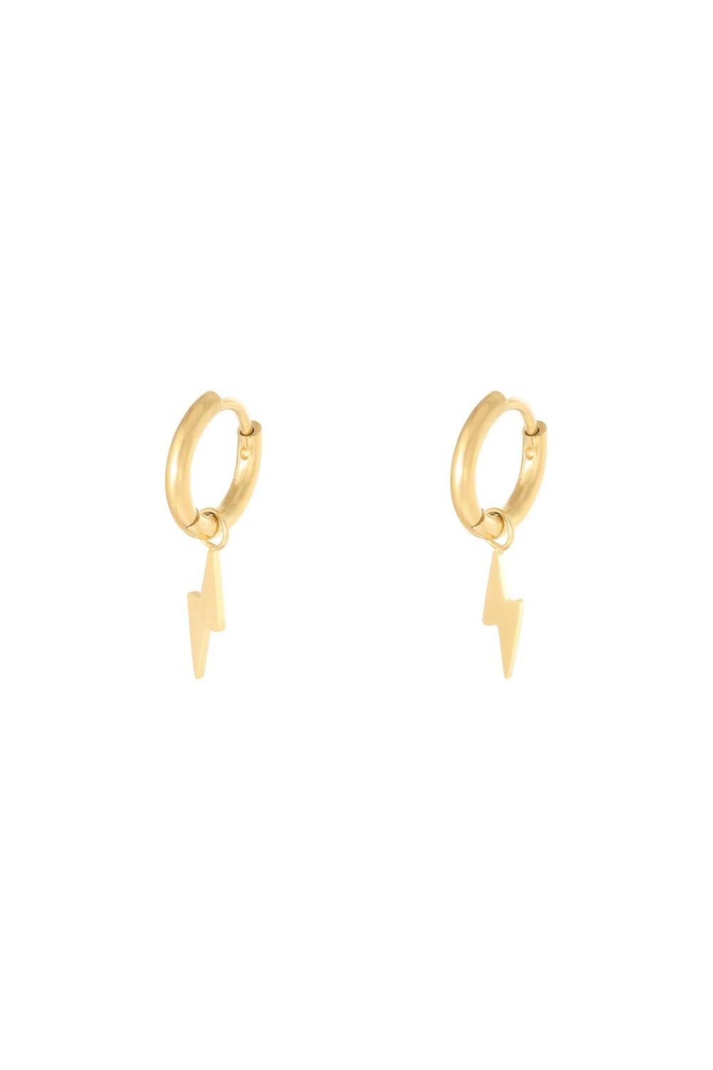 Boucles D'oreilles Bolt Acier Inoxydable 