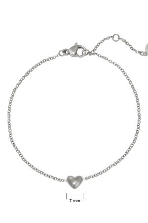 Bracelet Always In My Heart Argenté Acier Inoxydable h5 Image3