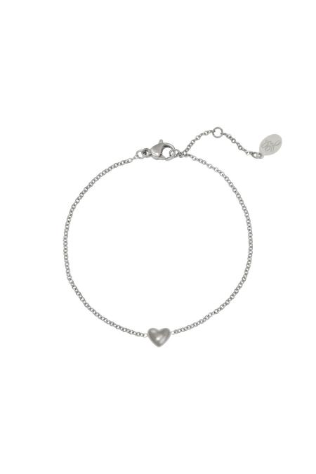 Bracelet Always in my Heart Argenté Acier inoxydable