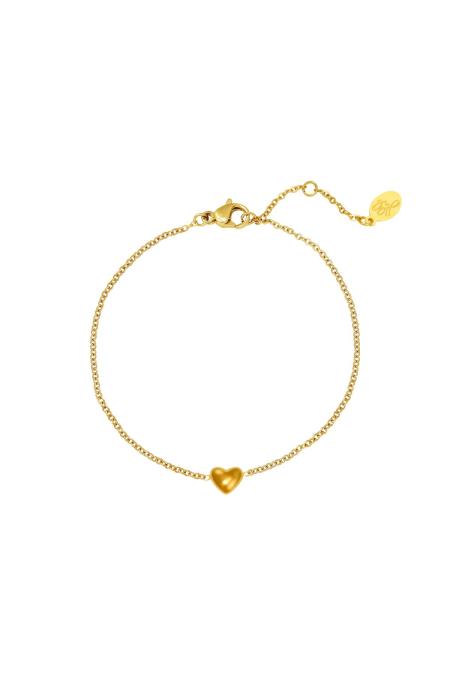 Bracelet Always In My Heart Argenté Acier Inoxydable