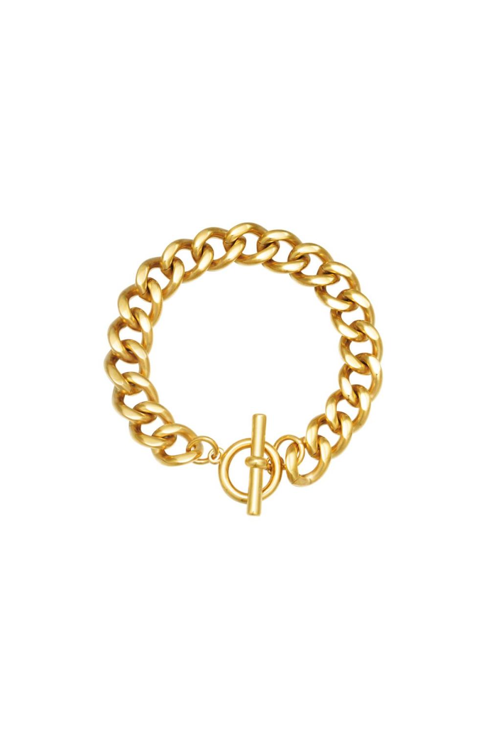 Bracelet Chain Ivy Couleur Or Acier Inoxydable 
